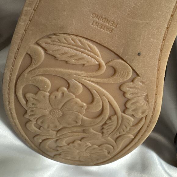 Sofft Evonne Black Leather Sandals Sz 11 Zip Up At Heel Womens - Picture 6 of 8